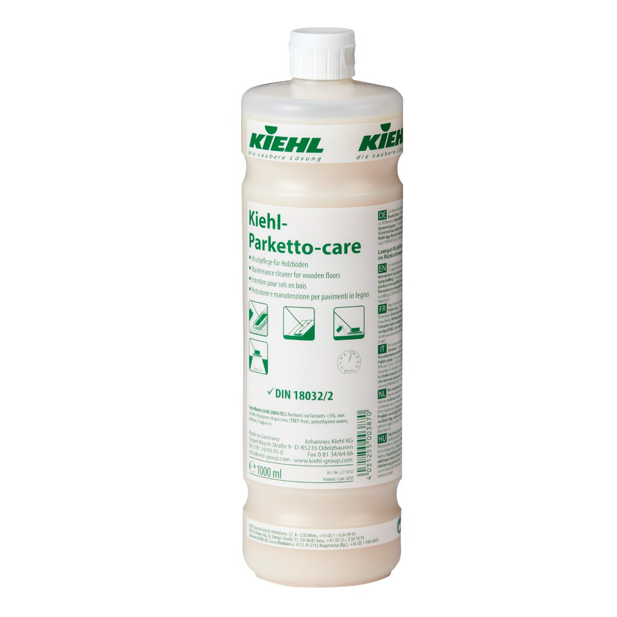 Kiehl-Parketto-care / Selbstglänzende Pflegedispersion für Holzböden
