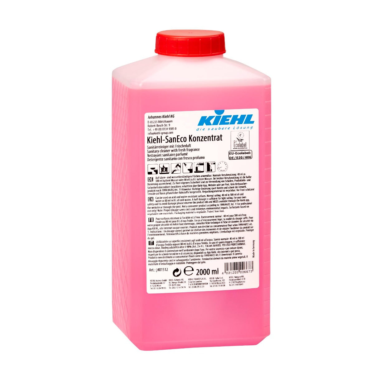 Kiehl-SanEco Konzentrat / Sanitärreiniger mit Frischeduft
