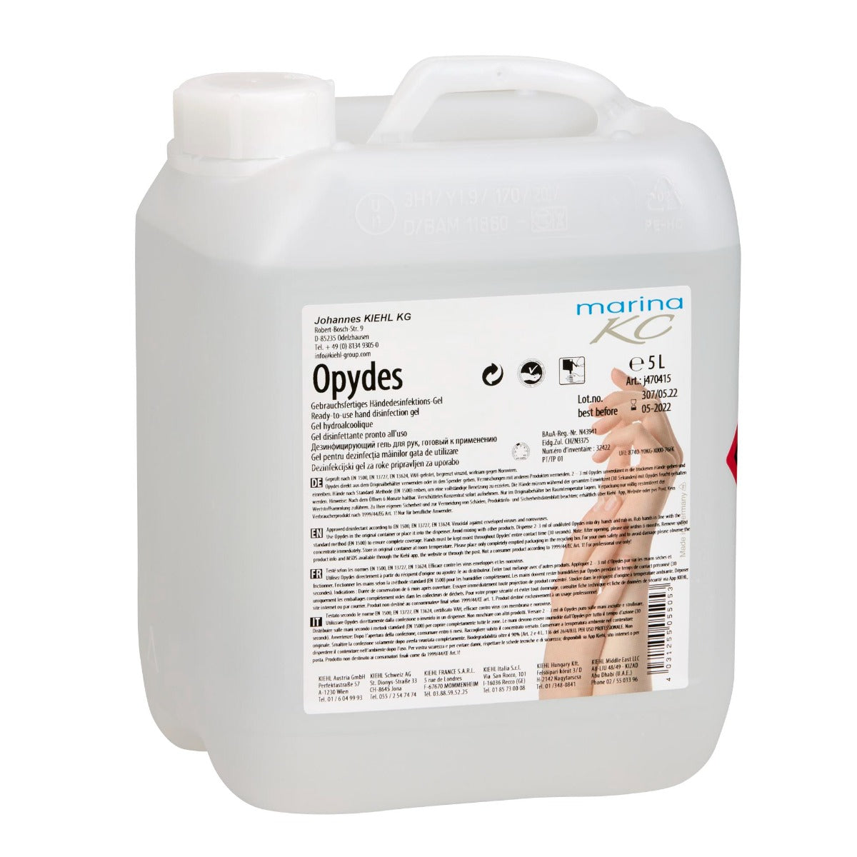 marina KC Opydes / Hygienische Händedesinfektion