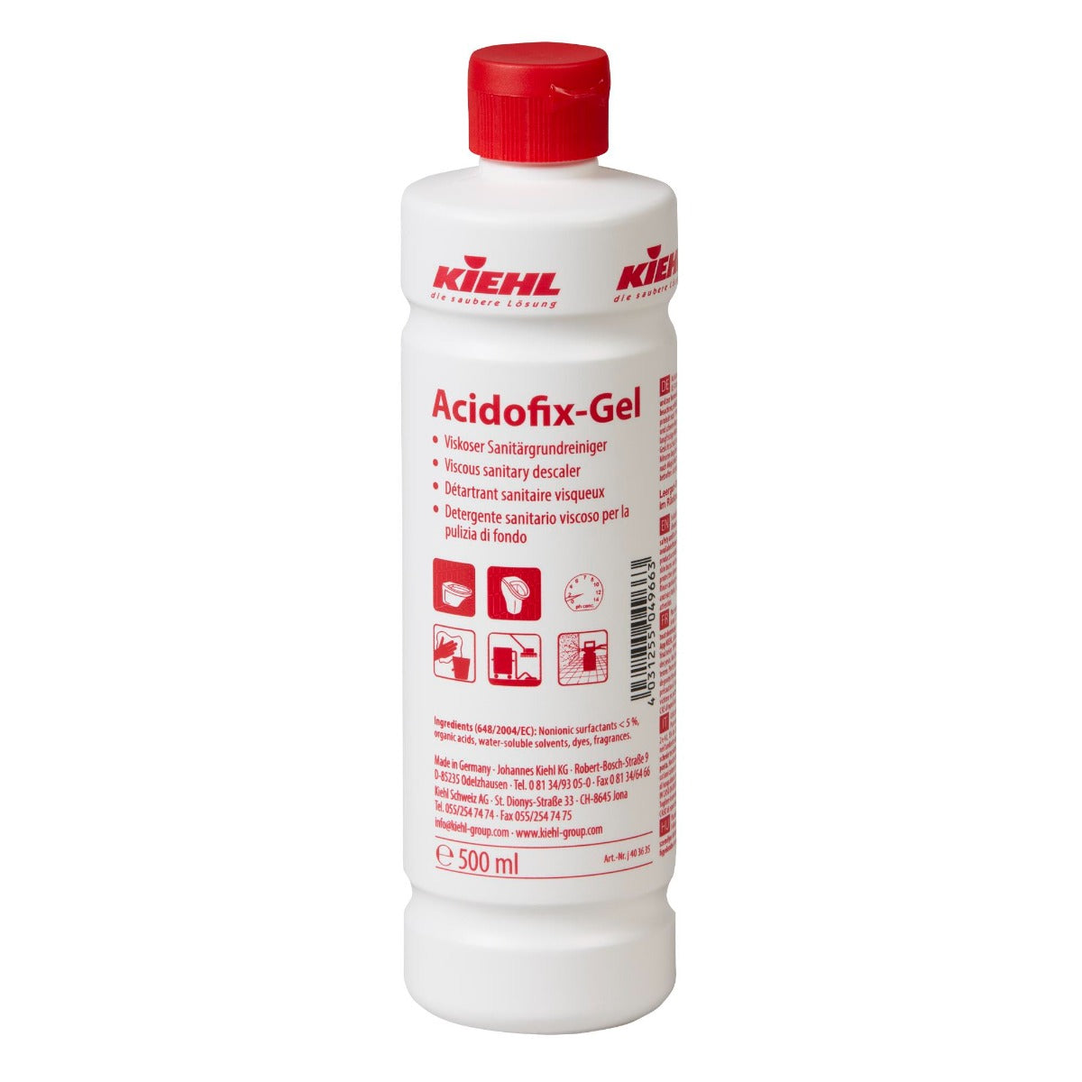 Flaumer Acidofix-Gel - Viskoser Sanitär-Grundreiniger KIEHL – Casa Clean GmbH