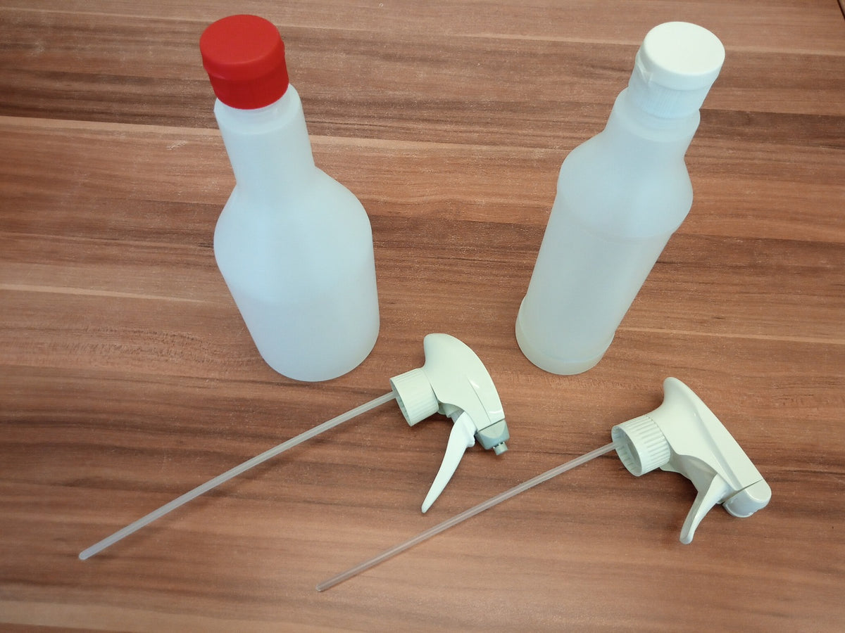 Sprühflaschen, leer, für Wasser oder Reinigungsmittel-Lösungen – Casa Clean GmbH